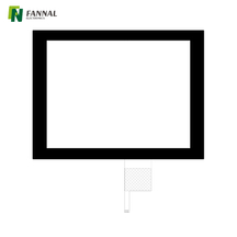 G+G 構造とカスタマイズ可能なカバーレンズを備えた産業用制御パネル用の 10.4 インチ インタラクティブ タッチ スクリーン